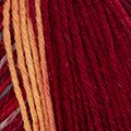 Katia Jacquard Symmetric Socks 101 burgundyred-red-grey