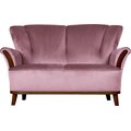 Huonekalukeidas-mallisto Karin 2-istuttava sohva Luxor Vanha Roosa 30