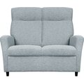 Huonekalukeidas-mallisto Kick 2-istuttava sohva. Zoi-kangasverhoilulla. Useita eri värivaihtoehtoja. Zoi 13 Petrooli