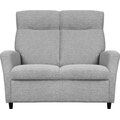 Huonekalukeidas-mallisto Kick 2-istuttava sohva. Zoi-kangasverhoilulla. Useita eri värivaihtoehtoja. Zoi 12 Vaalea Harmaa