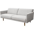 Huonekalukeidas-mallisto Pielinen 3-istuttava sohva. Dublin-verhoilulla. Eri kokoja. Useita värivaihtoehtoja. Vaalea harmaa