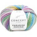 Katia Paradise Merino 500 - Ecru-Green-Blue-Yellow