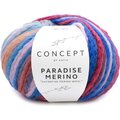 Katia Paradise Merino 501 - Maroon-Blue-Orange-Lilac