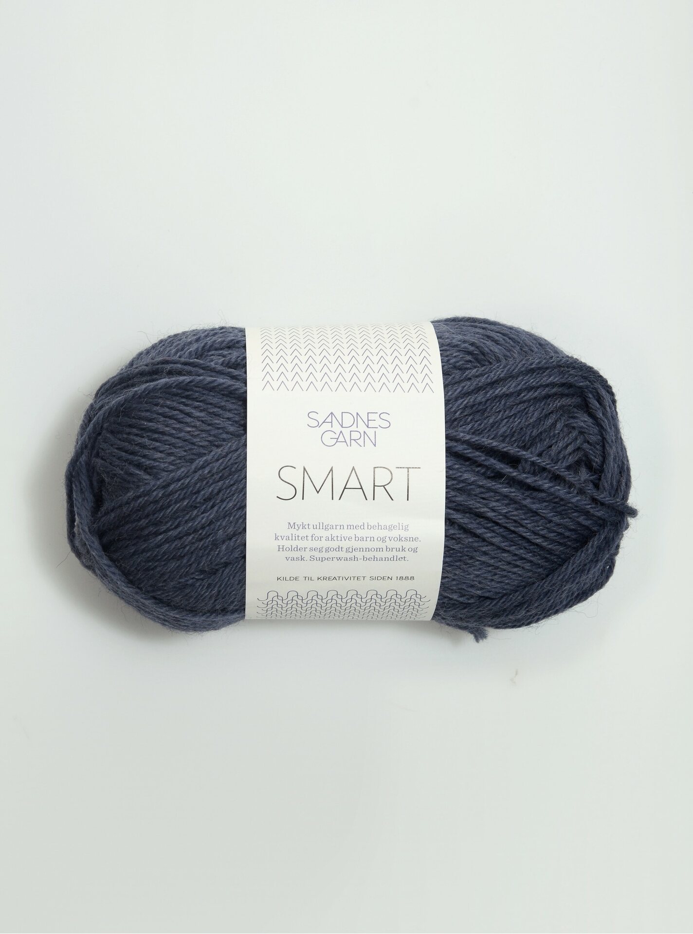 Sandnes Garn Smart 6072 Siniharmaa meleerattu