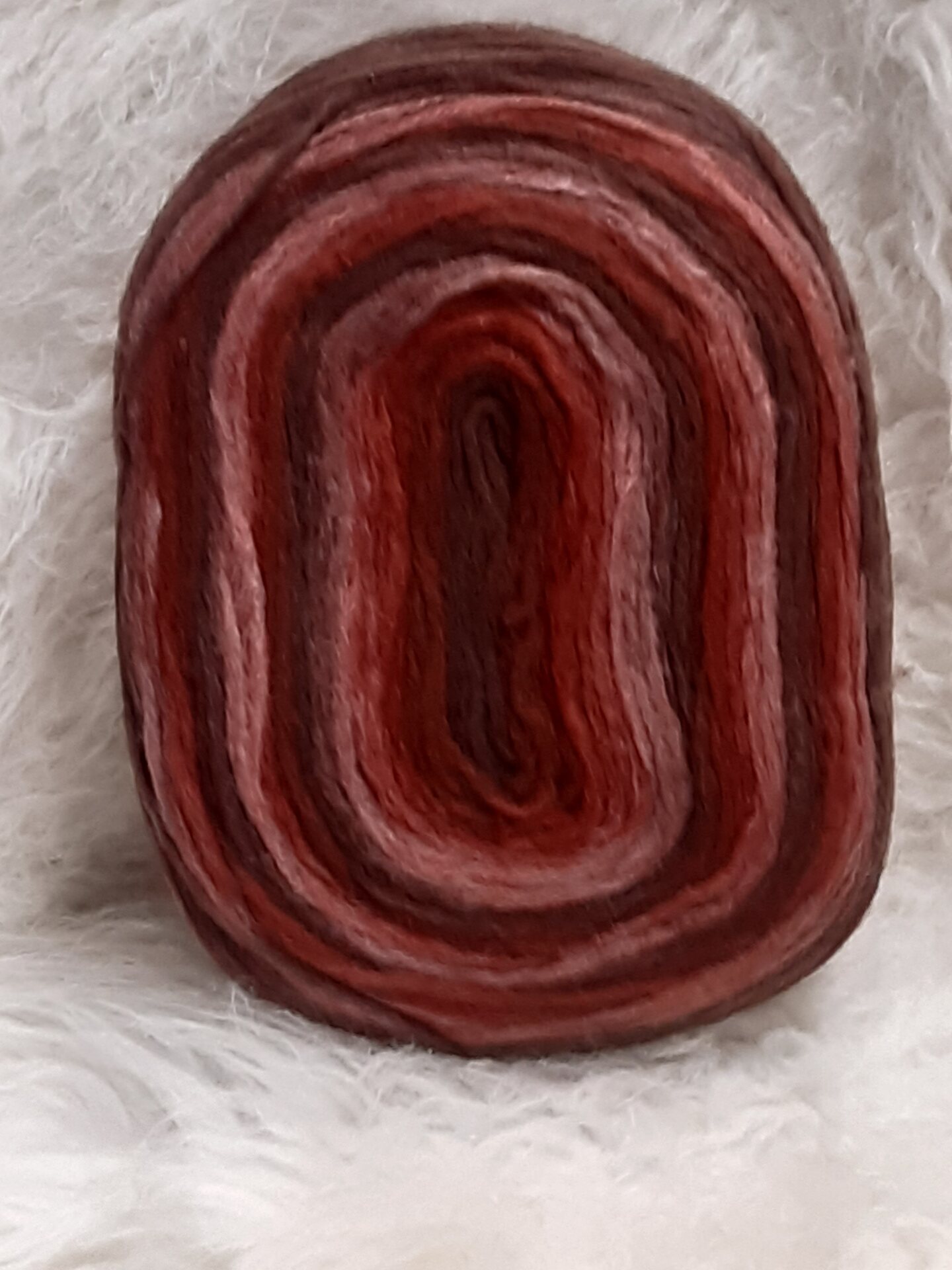 Lankapuodin hahtuva kiekkonen Ruskkee-marjapuuro-terrakotta