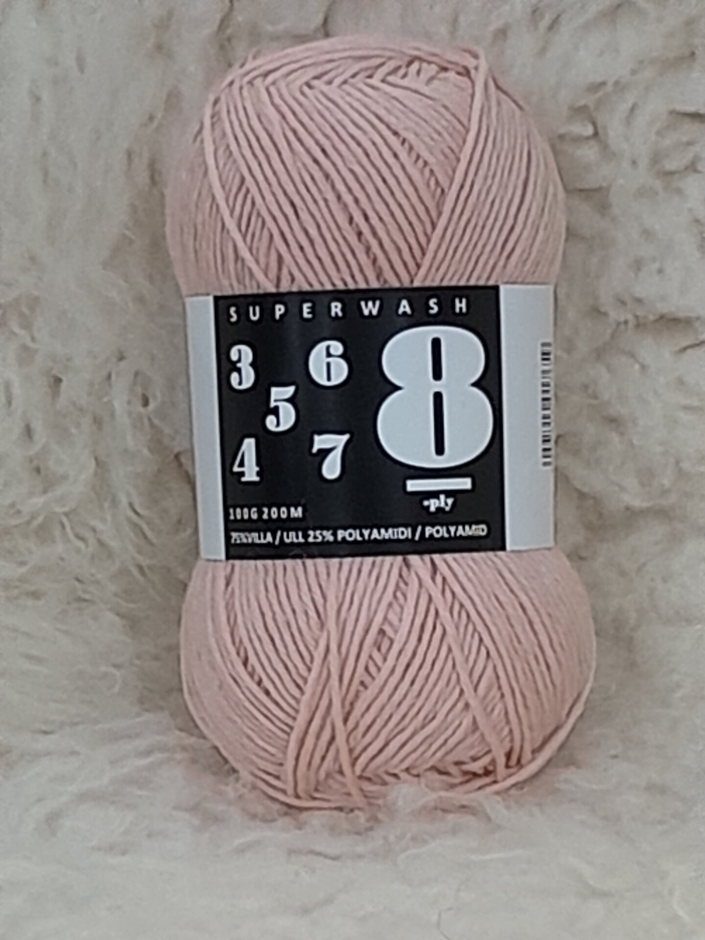 Marcus Company 8-ply sukkalanka 0915 Pale Peach