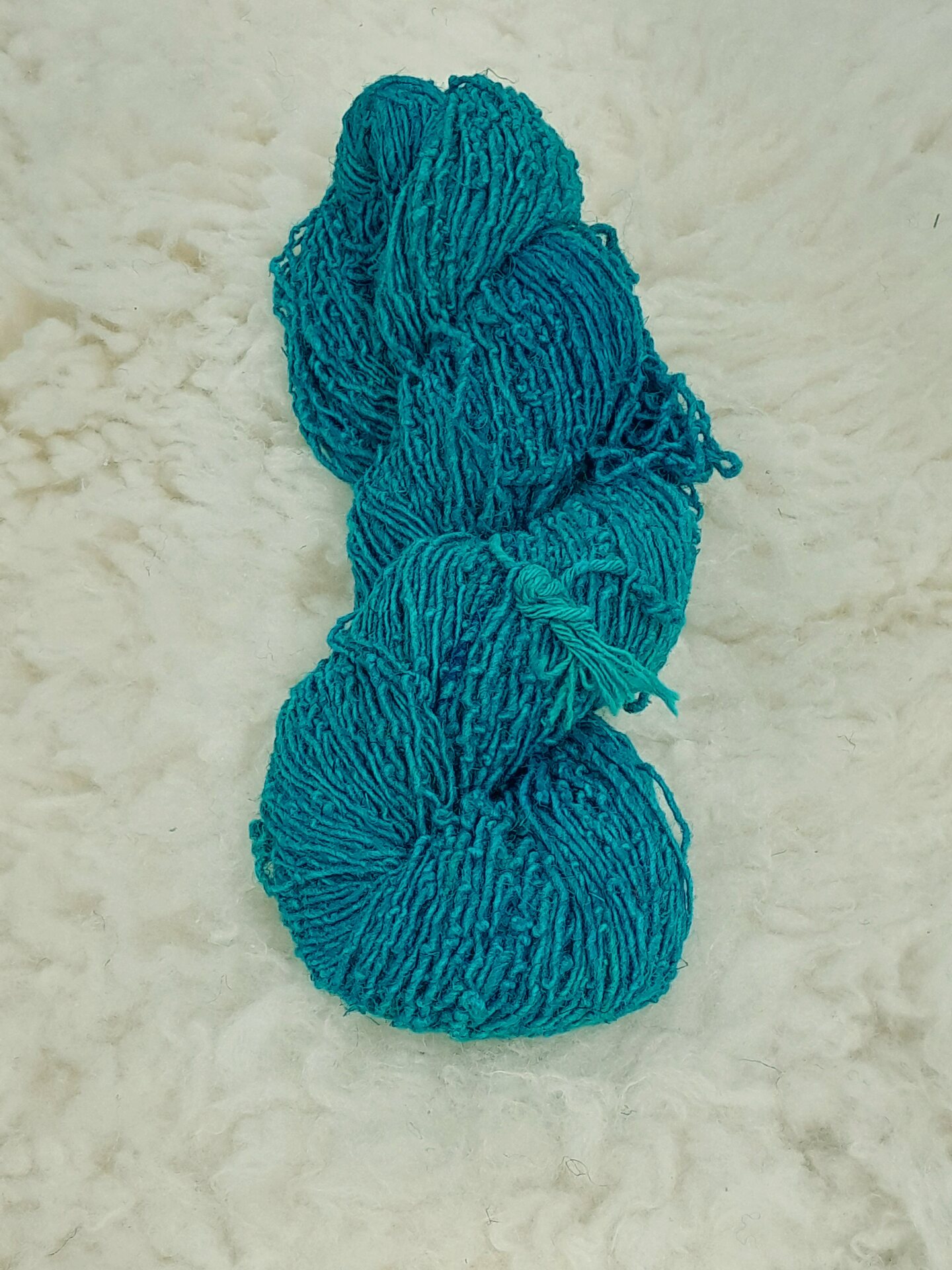 Nokkonen, konekehrätty Turkoosi