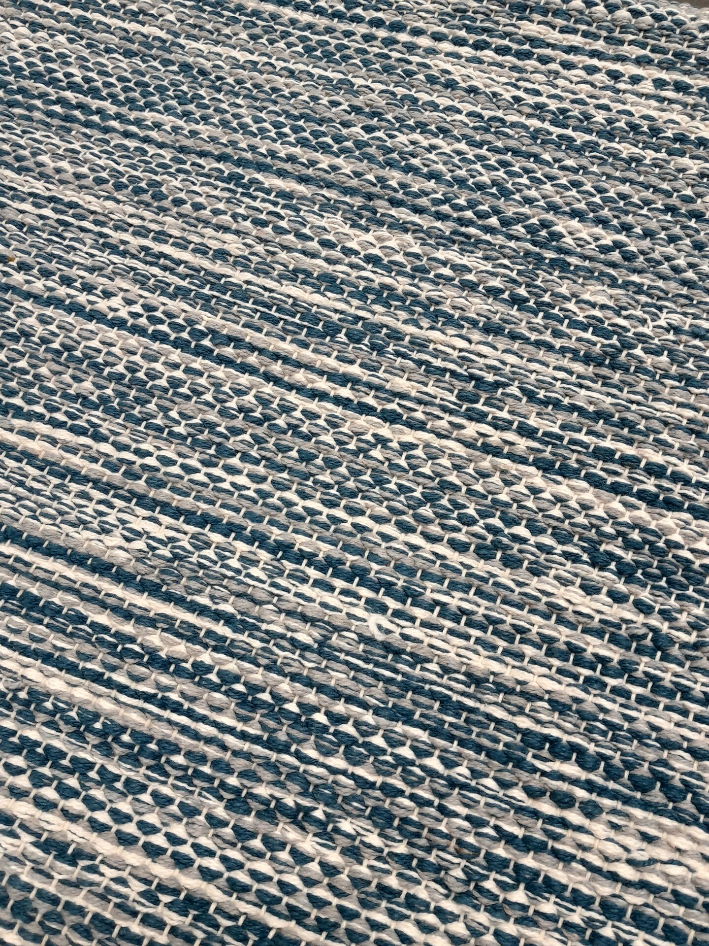 Kesälahti Keinutuoli matto 45x180 cm Sininen