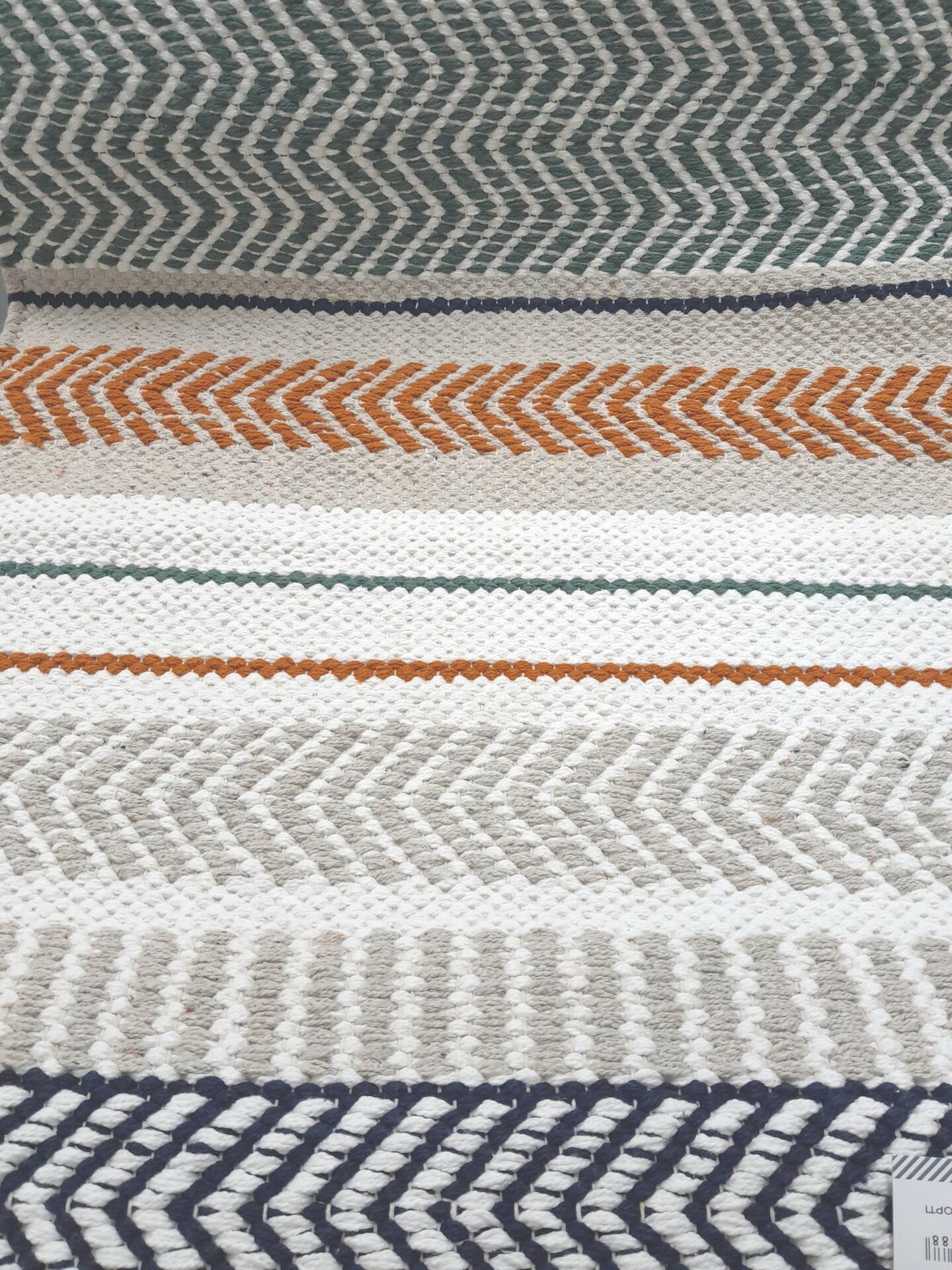 Leimu keinutuolin matto 45x180 cm Pellava