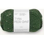 Sandnes Garn Tynn Peer Gynt 8085 Skoggrønn m/natur tweed