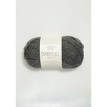 Sandnes Garn Babyull Lanett merinovilla 1053 Tumman grey meleerattu