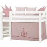 Hoppekids Verhot, sopivat puolikorkeaan parvisänkyyn 70x160cm Princess
