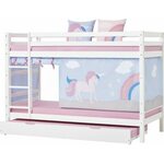 Hoppekids Verhot 90x200cm kerrossänkyyn tai puolikorkeaan parvisänkyyn Unicorn