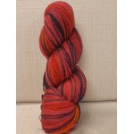 Aade Lõng Vironvilla 8/2 vyyhti monivärinen Fuxia-Orange n. 210g