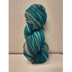 Aade Lõng Vironvilla 8/2 vyyhti monivärinen Aqua-Grey n. 230g