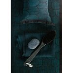 Lapuan Kankurit Paanu laudeliina 48x150cm pellava-puuvilla Musta-petrooli