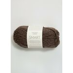 Sandnes Garn Smart 2652 Keskiruskea meleerattu