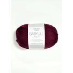 Sandnes Garn Babyull Lanett merinovilla 4345 burgundy