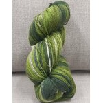 Aade Lõng Vironvilla 8/2 vyyhti monivärinen Green-white n. 210g
