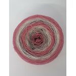 Lankapuodin lankakuakku Rintsessa pinkki, valakosta ja beigeekin n. 160g kuakku