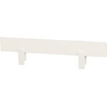 Hoppekids Sänky Basic 90x200cm valkoinen reunakaiteilla Turvalaita
