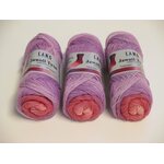 Lang Yarns Jawoll Twin 510 lila-roosa