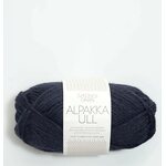 Sandnes Garn Alpakka Ull 6081 keskiyönsininen