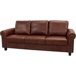 Huonekalukeidas-mallisto bueno 3 xl, nahkaverhoilu Dubay Antique Brown 08 (suojalakattu)