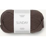 Sandnes Garn Sunday 3880 tumma suklaanruskea