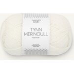 Sandnes Garn Tynn Merinoull 1001 Hvit