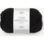 Sandnes Garn Tynn Merinoull 1099 Svart