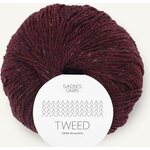Sandnes Garn Tweed Recycled 4085 Vinrød