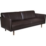 Huonekalukeidas-mallisto Pielinen 3-istuttava nahkasohva. Useita värivaihtoehtoja. Adria Dark Grey A0510