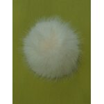 Muhkea tupsu 12cm Valkoinen
