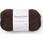Sandnes Garn Klompelompe Tynn Merinoull 3081 Mørk brun