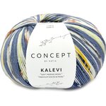 Katia Kalevi Socks 202 - Blue-Green-Ochre