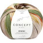 Katia Onni Socks 400 - Brown-Rust-Ochre