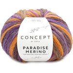Katia Paradise Merino 504 - Rose-Orange-Lilac-Ochre