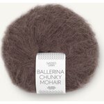 Sandnes Garn Ballerina Chunky Mohair 3880 Mørk sjokolade