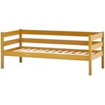 Hoppekids ECO Comfort Juniorisänky 70x160cm reunakaiteilla Autumn Yellow