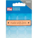 Prym Nahkainen ompelumerkki Made with love