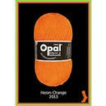 Opal 4 säikeinen sukkalanka 2013 NEON orange