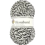 Istex Hosuband islantilainen sukkalanka 0000 White-Black
