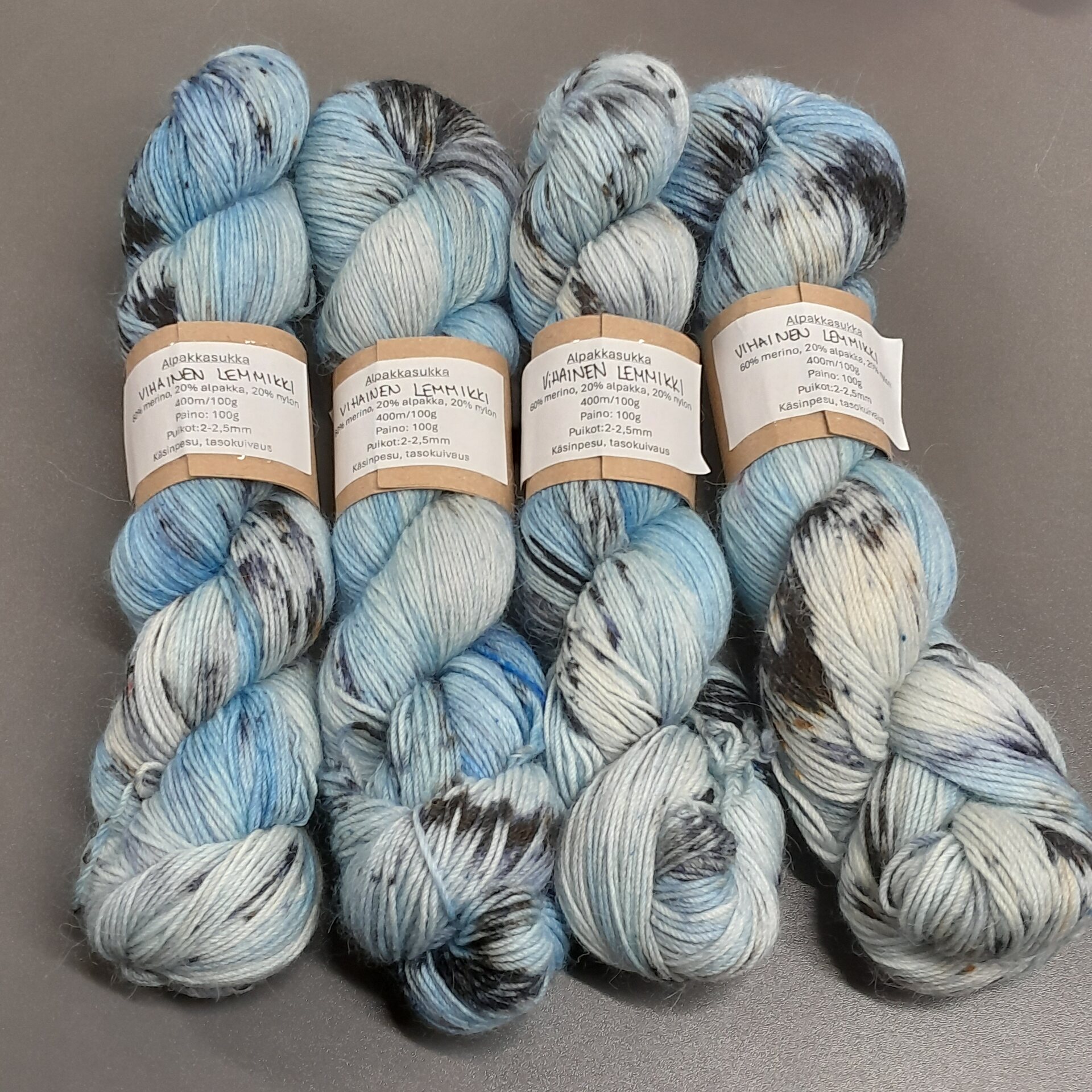 Skeinfinity Alpakkasukka Vihainen lemmikki