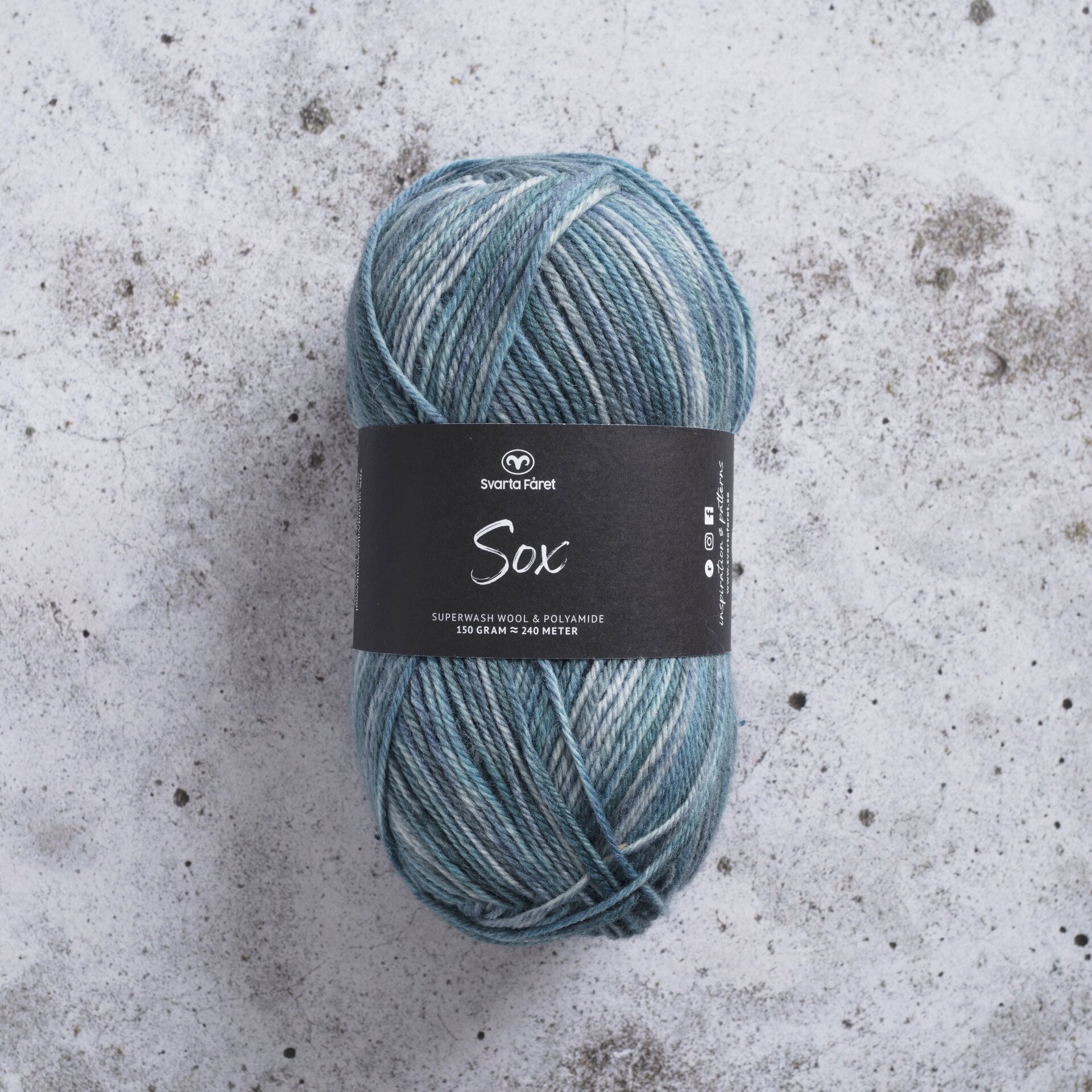 Svarta Fåret SOX 150g 446804 arctic water