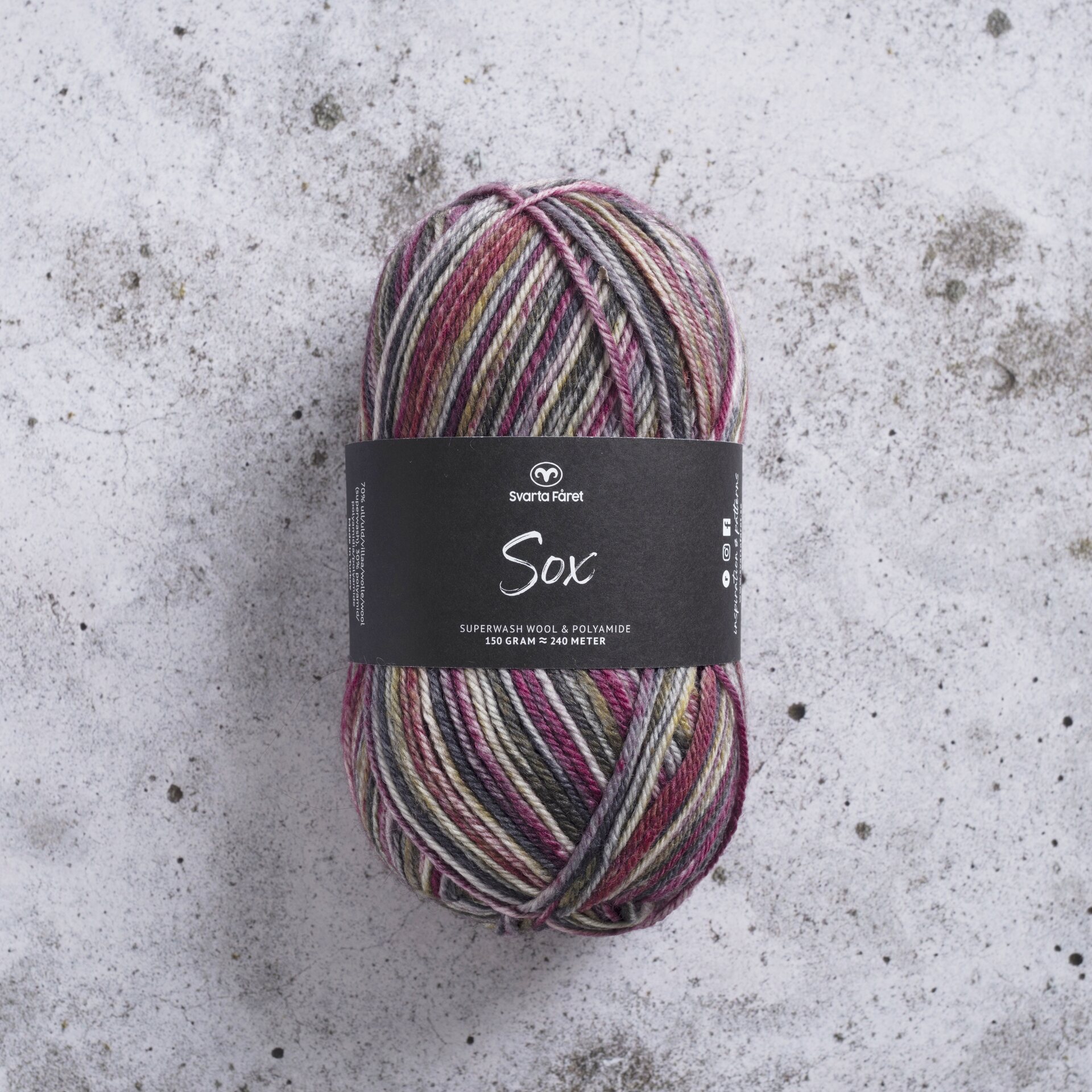 Svarta Fåret SOX 150g 446806 heather fields