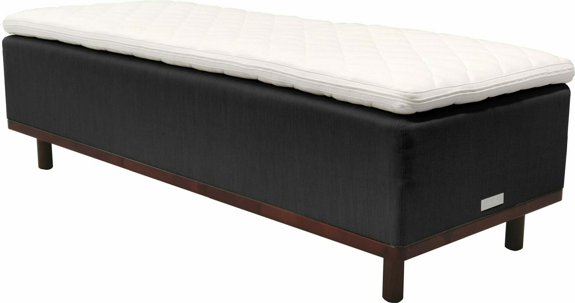 Uneni Diamond runkosänky 90x210cm. Ilman sijauspatjaa. Annala Kehrä-Puuvilla 100 Musta