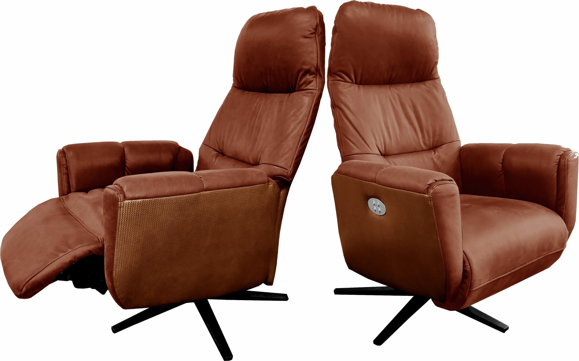 Huonekalukeidas-mallisto Apex mekanismituoli. Sähkösäätöinen. Dubay08 Antique Brown