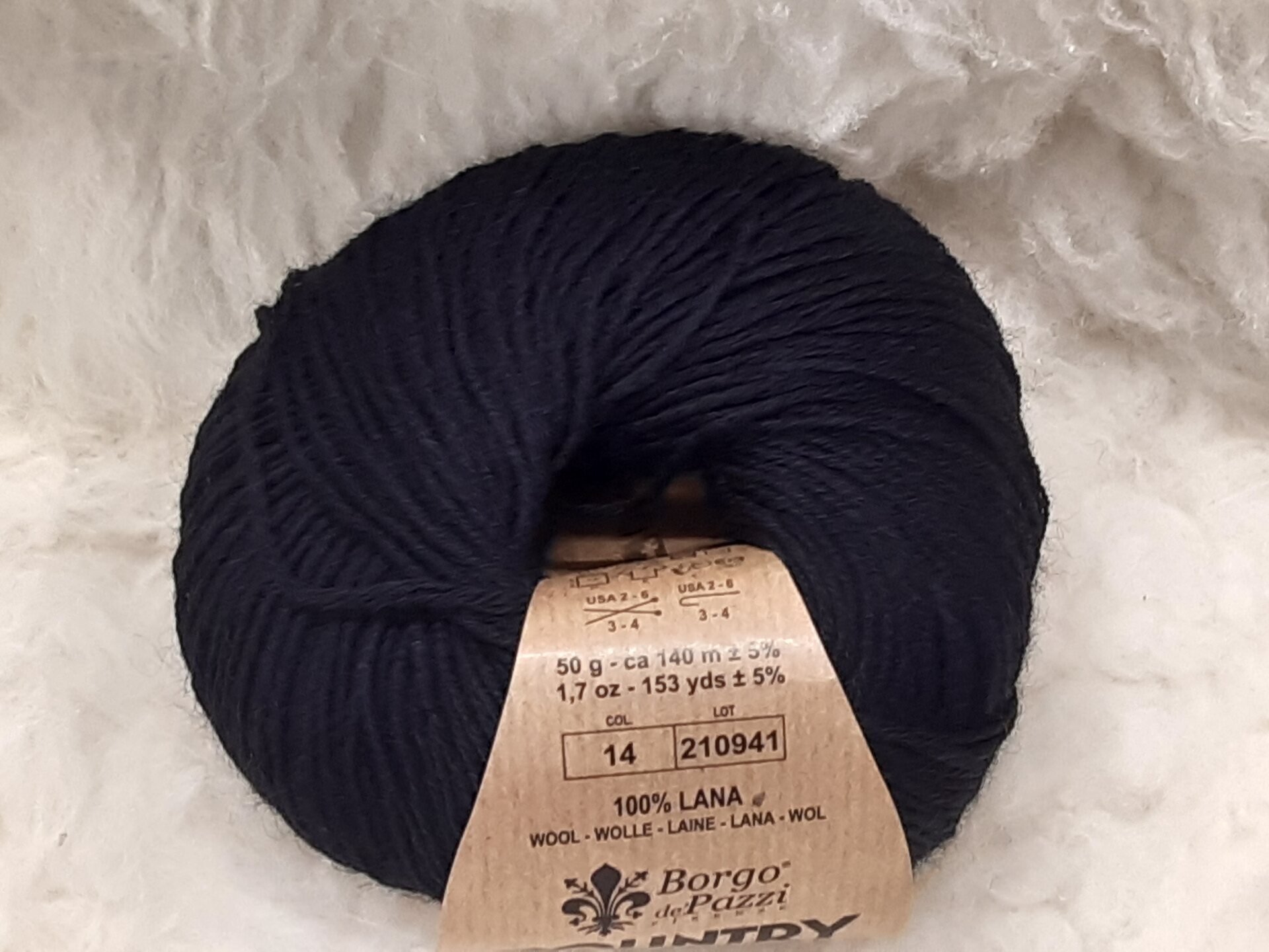 Borgo De Pazzi Country merino 14 navy