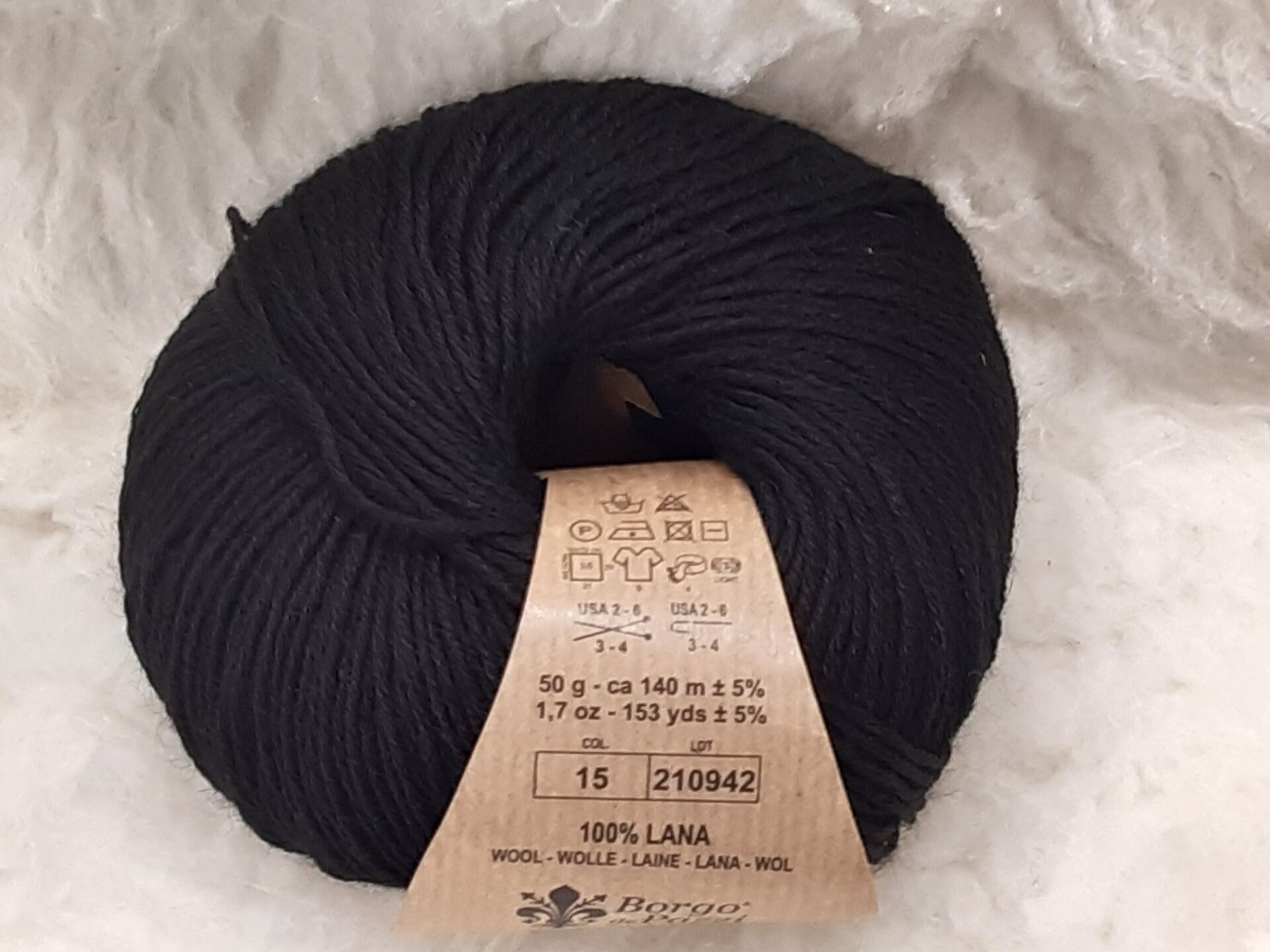 Borgo De Pazzi Country merino 15 musta